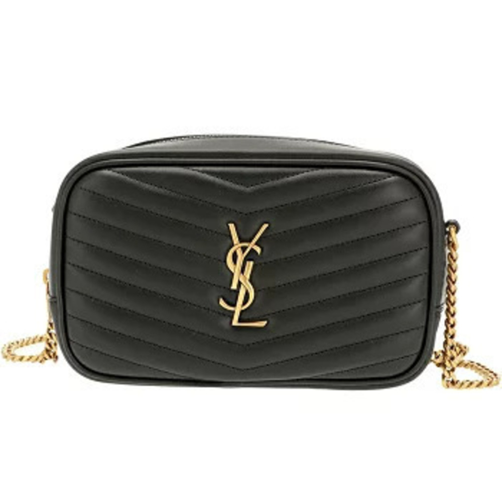 Saint Laurent Chevron Bag Lou Paris Quilted Crossbody Shoulder